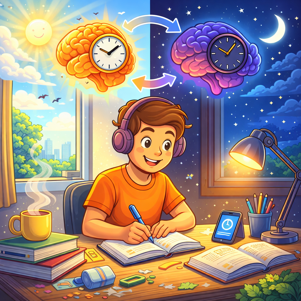 The Best Hours to Study: What Science Says About Learning and Your Brain